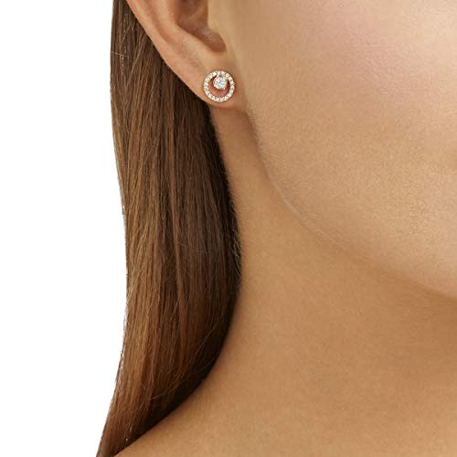 SWAROVSKI Creativity Women's Small Circle Pierced Stud Earrings