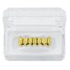 18K Gold Vampire Fangs Gold Grills Top Bottom