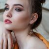 Silver Cuff Wrap Crawler Hook Earrings Zirconia