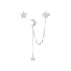 SLUYNZ Sterling Silver Cuff Earrings Chain