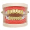 14k Gold Teeth Grillz Top Bottom Grills Set