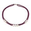 14k Yellow Gold 8-8.5mm White Freshwater Cultured Pearl