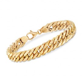 Ross-Simons Italian 18kt Yellow Gold Cuban Link Bracelet