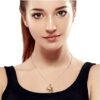 Engravable Abalone Shell CZ Butterfly Heart Shape Pendant