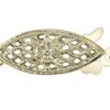THE PEARL SOURCE 14K Gold 5.5-6.0mm Round Genuine Black