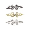 3 Pair Rhinestone Sweater Clips Brooche