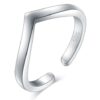 Silver Toe Ring Hawaiian Adjustable Band Ring