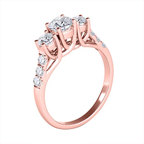 MauliJewels Engagement Rings for Women 1/2 Carat