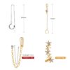 ZEINZE Ear Wrap Crawler Hook Earrings Set