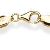 18K Gold Silver Italian 5mm Mesh Link Chain Bracelet