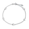 Heart Anklet Chain Ankle Bracelet With Extender
