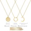 Fettero Pendant Necklace for Women Dainty Handmade