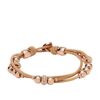 Fossil Rondel Leather Wrist Wrap Bracelet