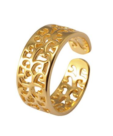 VIKI LYNN Toe Rings for Women 18K Gold Plated 925 Sterling Silver