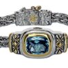 John Medeiros Lovely Nouveau Collection Aqua Cubic-Zirconia