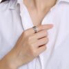 Adjustable Stainless Steel Inspirational Ring: Encouragement Jewelry for Empowering Your Spirit