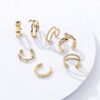 No Piercing Earrings Helix Cuff Earrings Clip on Cartilage