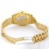 GOLD WATCH WITH DIAMOND DIAL FLUTED ROLEX DAY-DATE PRESIDENT