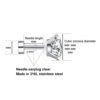 Helix Cubic Zirconia Hypoallergenic Stud Earrings