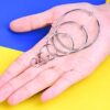 Fake Earrings Hoop Non-pierced Nose Ring Spring Hoop