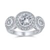 Bling Jewelry Sterling Silver Engagement Ring - Size 6