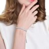 Tennis Bracelet for Women Hypoallergenic Silver Bracelet