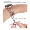 Secbolt Hollowed-out Bling Bands Compatible Apple Watch Band