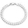 Miabella 925 Sterling Silver Italian 7mm Solid Diamond