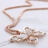 Women Necklace, 1PC Fashion Womens Lady Rose Pendant