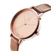 SHENGKE Watches Leather Band Luxury Quartz Watch