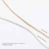 BENIQUE Dainty Thin Chain Choker Necklace for Women Girls