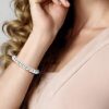 Miabella  Sterling Silver Italian Handmade Chain Bracelet