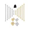 Layered Necklace Spacer Clasp & 6 Sizes Double Head