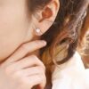 14K White Gold Plated 1.5 Carat CZ Clip-On Earrings – Elegant Simulated Diamond Jewelry