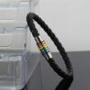 LGBT Rainbow Bracelet Stainless Steel Magnetic