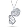 Vintage Style Filigree Flower Heart Shape Aromatherapy