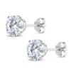 Elegance with 14K White Gold Moissanite Stud Earrings