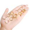 ONESING 12 Pcs Toe Rings for Women Open Tail Ring