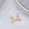 14K Gold Plated Vampire Fang Grillz Set – Perfect for Costume Parties & Bold Looks!