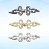 3 Pair Rhinestone Sweater Clips Brooche