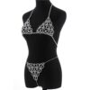 Belly Crystal Body Chain Silver Bikini Bra Chain