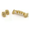 14K Gold Plated Vampire Fang Grillz Set – Perfect for Costume Parties & Bold Looks!