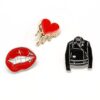 Floral Fruits Enamel Brooch Pins Cartoon Lapel Pins
