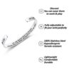 SAM & LORI Inspirational Cuff Bracelet Bangle