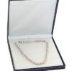 THE PEARL SOURCE 6.5-7.0mm AAA Quality Pink Necklace