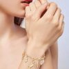 CEALXHENY Women’s Charm Bracelet Polished Unicorn Star