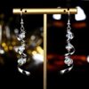Swarovski Crystal 18K White Gold Drop Earrings