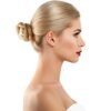 14K Yellow Gold Plated 'Hearts & Arrows' Simulated Diamond Ear Crawler - Cuff Earrings