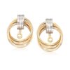 Ross-Simons 14kt 2-Tone Gold Love Knot Earring Jackets