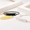 ID Bracelet Free Engraving Text/Identification Bangle